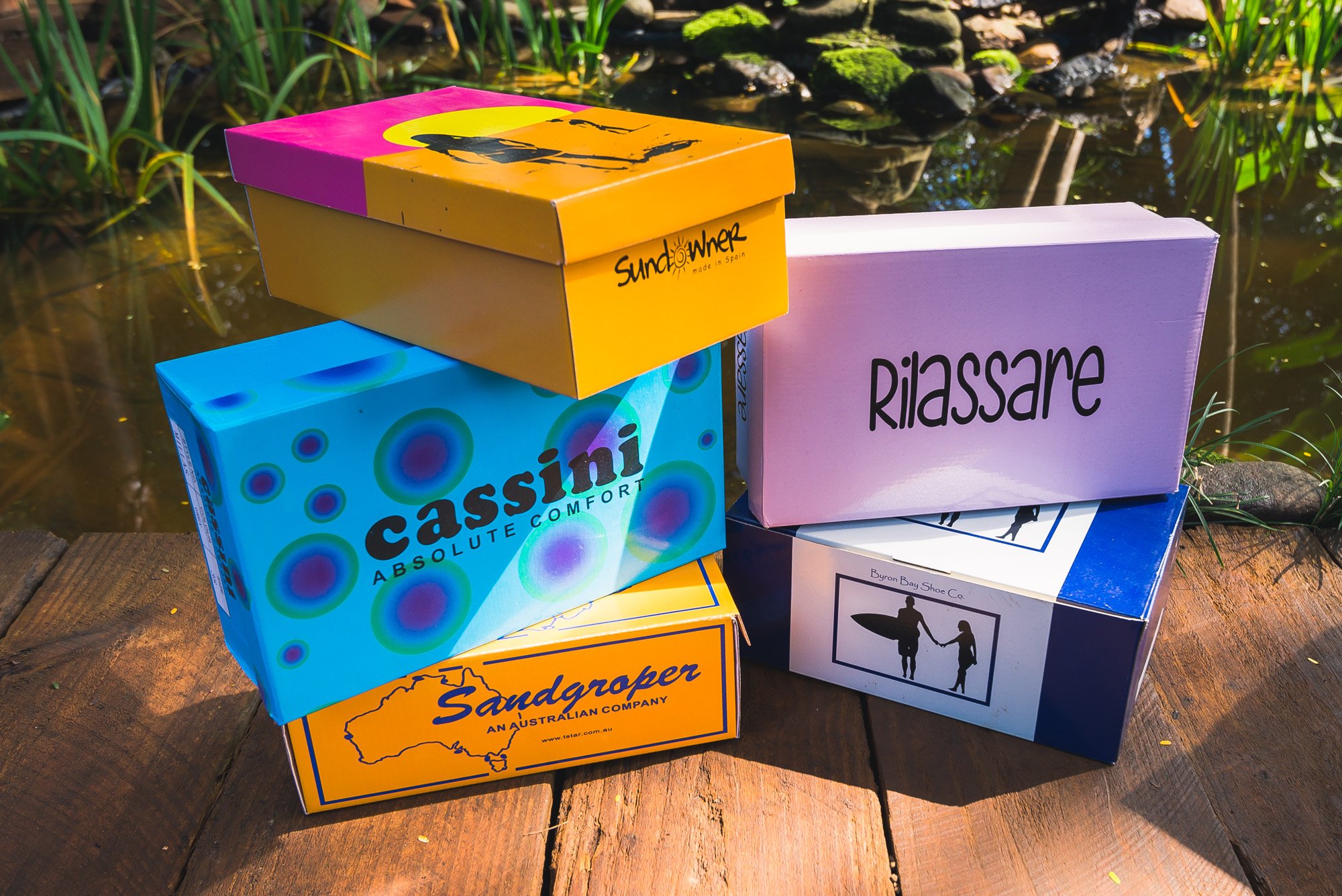 Our shoe brands including Rilassare, Byron Bay, Dr Feet, Cassini, Neckermann, Sandgroper